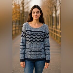 Evolution by Cyrus Multi-colored Sweater‎